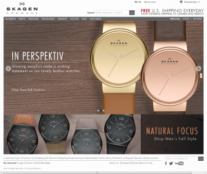 Skagen onlinebutik