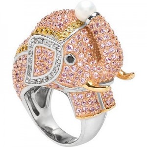 Cocktail-ring elefant