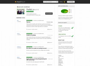 Kundbetyg på Trustpilot angående Boozt.com