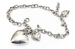 Platina-armband