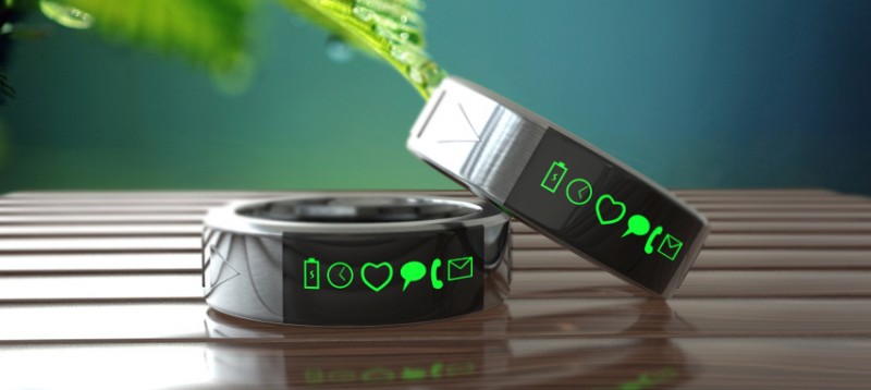 Smarty Ring med LED-display