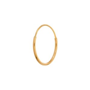 Örhänge styck i 18K guld 12mm