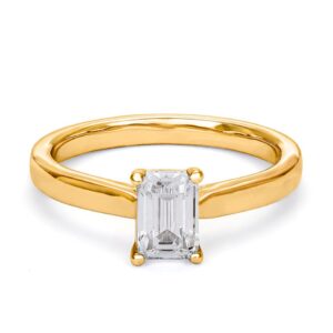 Ring med labbodlad diamant Stella