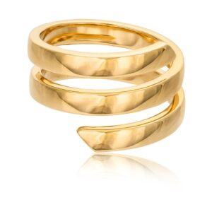Ring Spiral i 14K guld