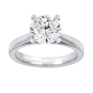 Ring med labbodlad diamant
