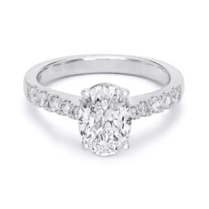 Ring med labbodlade diamanter Electra