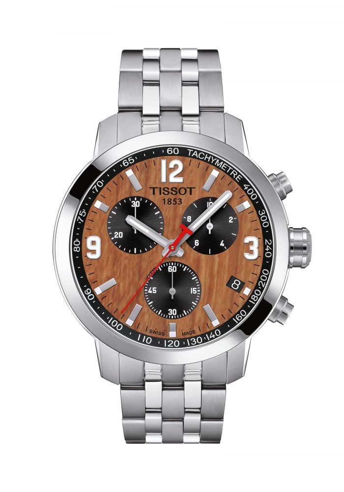 TISSOT T0554171129700 CBA Collection PRC 200/GR/CHRQ/STEEL/BROWN DIAL CBA 16