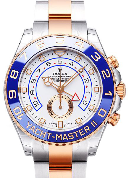 Rolex Yacht-Master II Herrklocka 116681-0002 Vit/18 karat roséguld