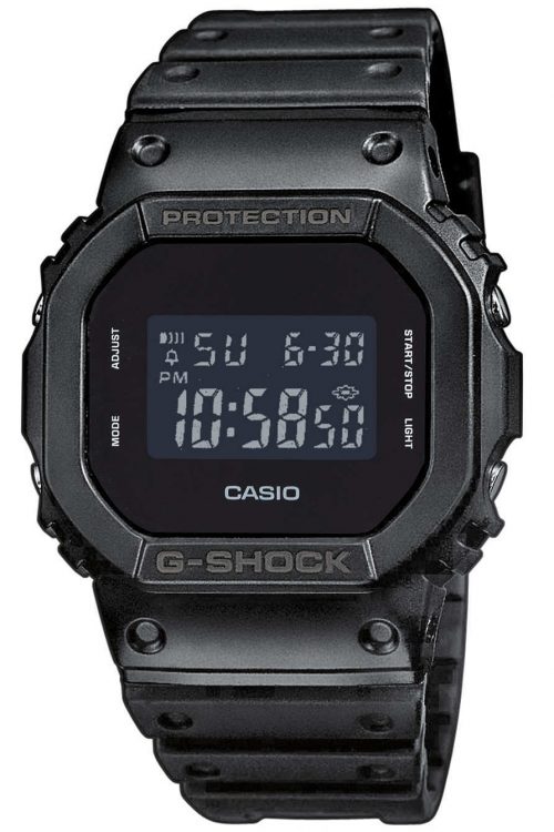 Casio G-Shock Herrklocka DW-5600BB-1ER LCD/Resinplast 48.9x42.8 mm
