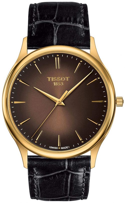 Tissot T-Gold Herrklocka T926.410.16.291.00 Brun/Läder Ø40 mm