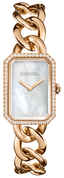 Chanel Premiere Damklocka H4412 Vit/18 karat roséguld