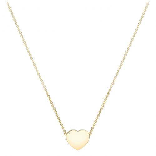 Halsband 9K Guld 41-43 cm - Hjärta